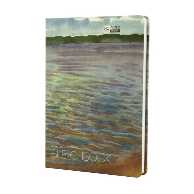 Скетчбук 179*250мм 80л тв BV бежевый блок 100гр Превью 4