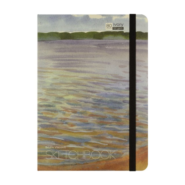 Скетчбук 179*250мм 80л тв BV бежевый блок 100гр Превью 5