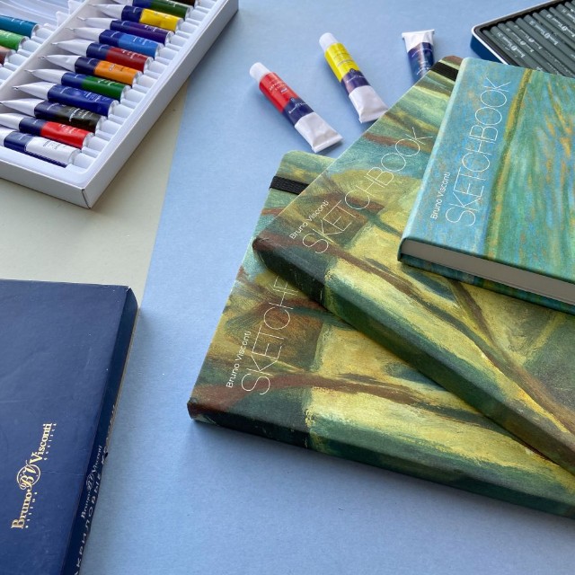 Скетчбук 179*250мм 80л тв BV бежевый блок 100гр Превью 2