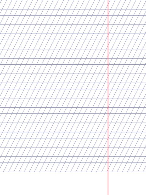 Тетрадь 12л линейка косая частая Однотонная. Пастель NewTone Лаванда в две линии с доп. горизон. Превью 1