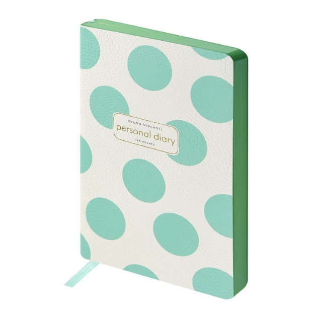 Набор подар BV Mint Polka Dots Ежедневник А5 и металл. ручка, в подар. коробке Превью 3