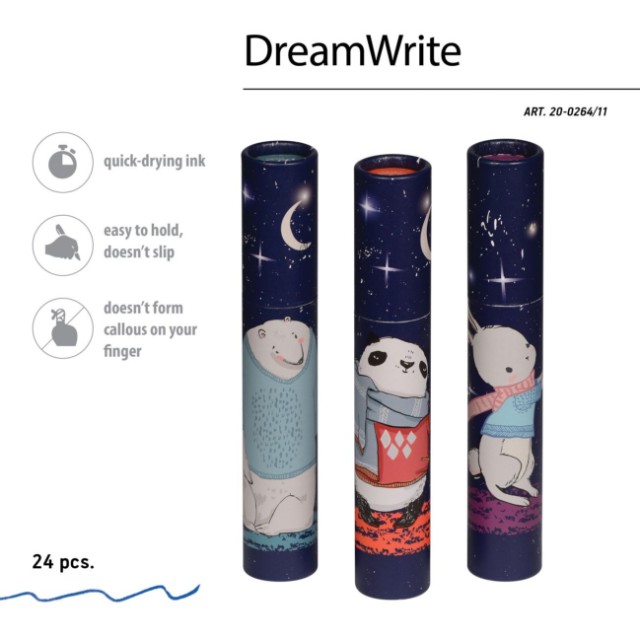 Ручка подар шар BV DreamWrite синяя 0,7мм Волшебная ночь Превью 11