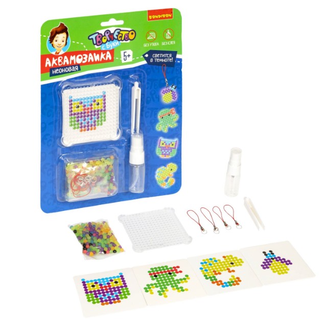 Творч Аквамозаика неоновая. Светится в темноте! Превью 1