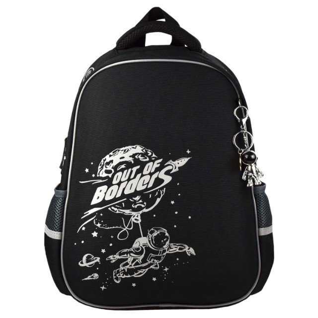 Ранец панцирный Космонавт черный ЭВА панель 1отд + брелок Превью 5