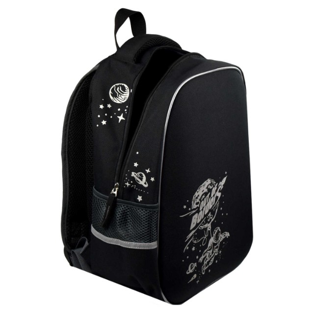 Ранец панцирный Космонавт черный ЭВА панель 1отд + брелок Превью 7