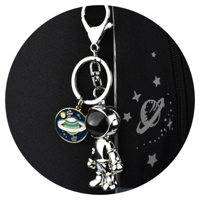 Ранец панцирный Космонавт черный ЭВА панель 1отд + брелок Превью 3