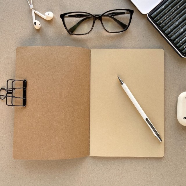 Скетчбук В5 60л BV Микс 4 вида крафт Превью 5