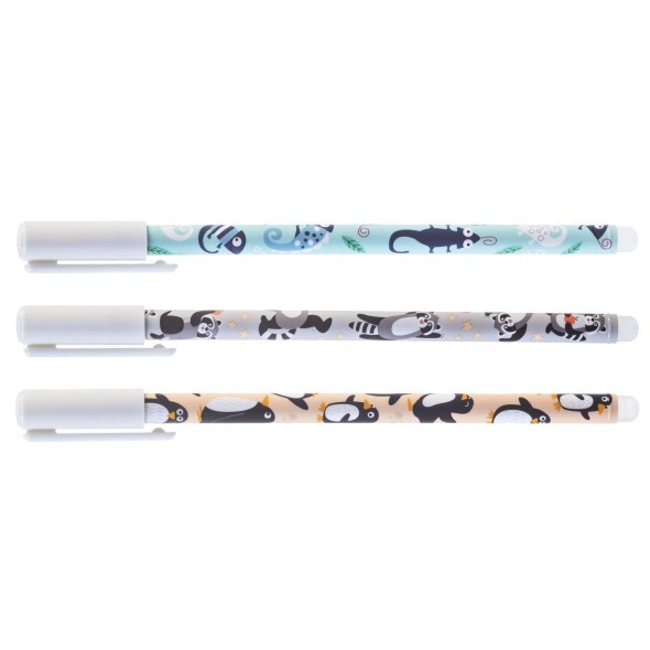 Ручка гелевая Пиши-стирай синяя Hatber Let`s play 0,6мм игольч. Превью 1