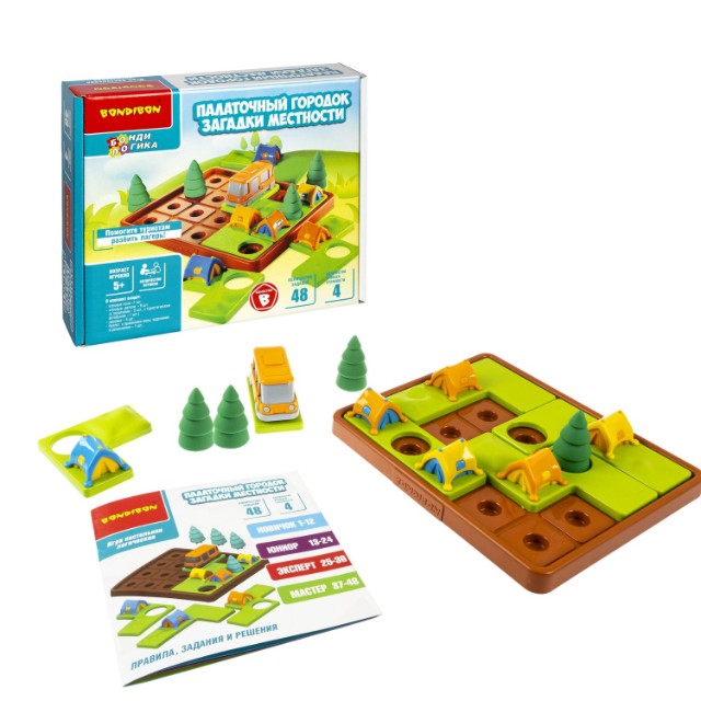 Игра Настольная Палаточный городок. Загадки местности Превью 5