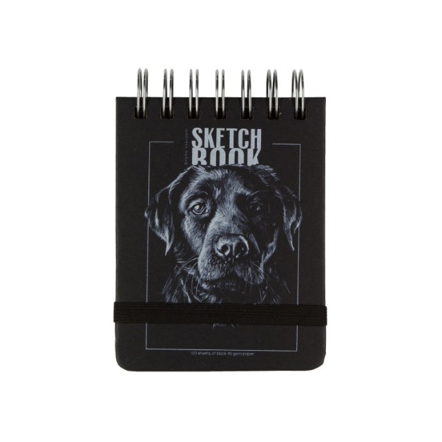 Скетчбук 100*130мм 120л BV Черный 110 гр. на гребне (4 вида) Превью 11