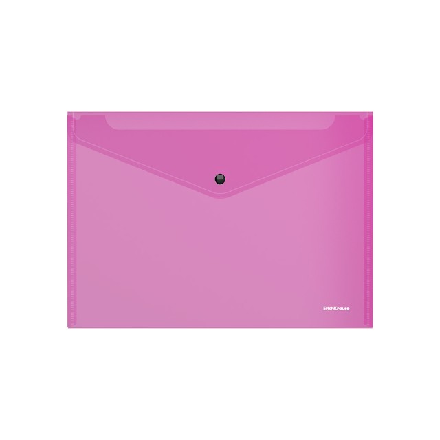 Папка-конверт А4 однотон ассорти полупрозрачная Превью 1