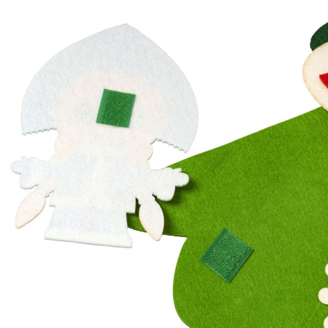 Творч Фетр Самая компактная ёлка из фетра 75*50см (+ 14 игрушек на липучках) Превью 3