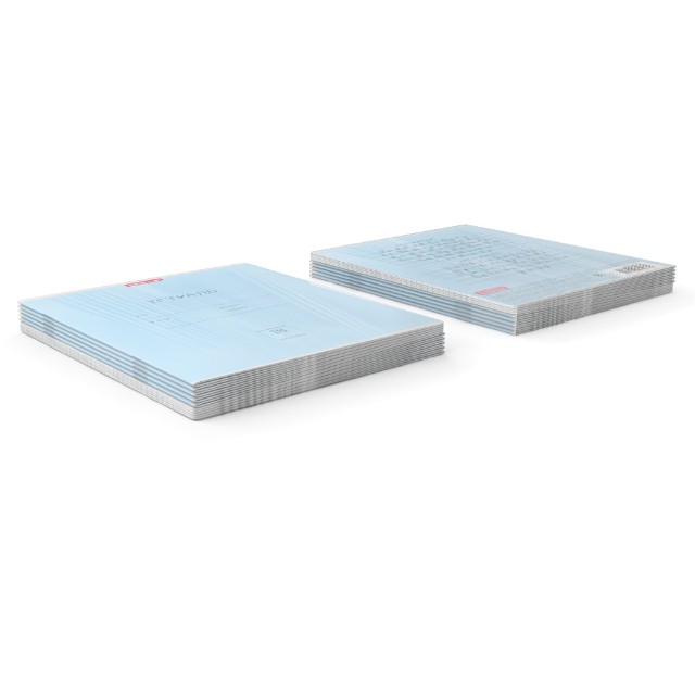 Тетрадь 18л линейка Однотонная. Классика голубая скругл Превью 1