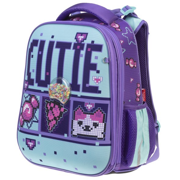 Ранец панцирный Hatber Сладкий микс 2 отделения 2 кармана (пайетки) Превью 7