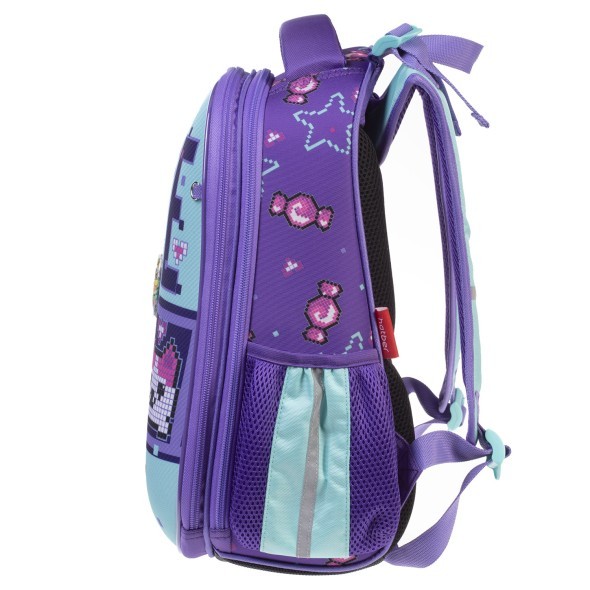 Ранец панцирный Hatber Сладкий микс 2 отделения 2 кармана (пайетки) Превью 1