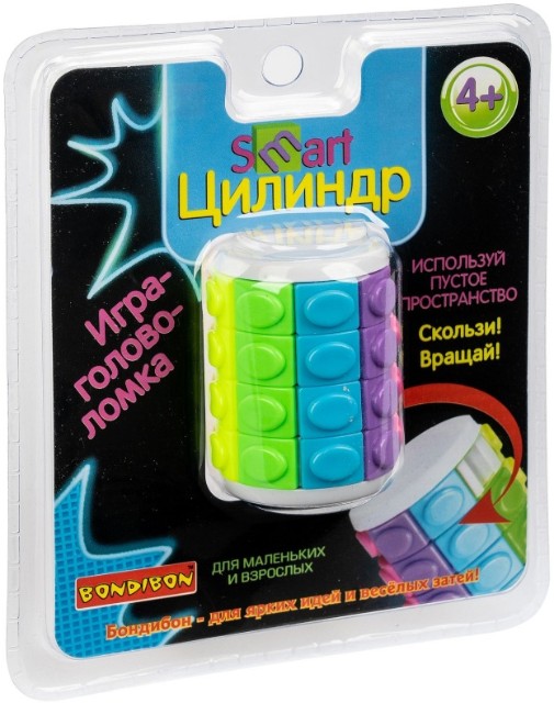 Игра Головоломка Smart Цилиндр 4 ряда пласт