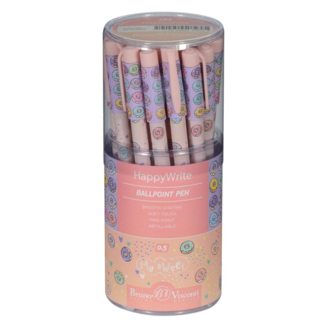 Ручка шариковая синяя BV HappyWrite My Sweet. Пончики 0,5мм Превью 8