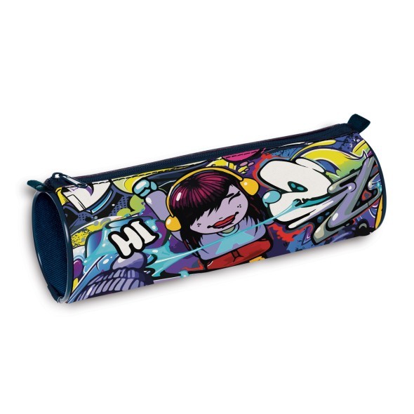 Пенал-косметичка Hatber Street Style круглый Превью 1