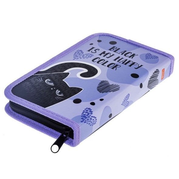 Пенал 1 отд пуст Hatber Black is my happy color Превью 2