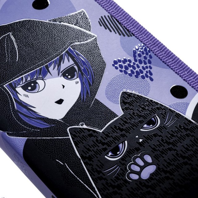 Пенал 1 отд пуст Hatber Black is my happy color Превью 1