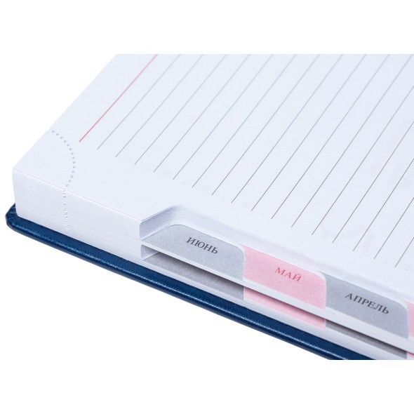 Ежедневник А5 2025г Caprice Prestige Ярко-Синий (вырубка) Превью 2