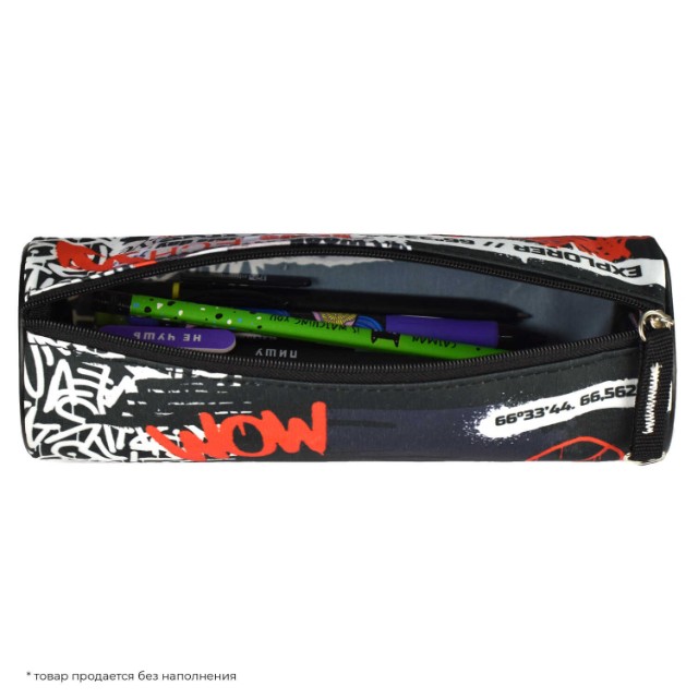 Пенал-косметичка Панк, круглый Превью 1