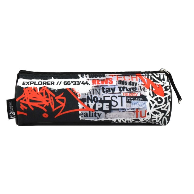 Пенал-косметичка Панк, круглый Превью 2