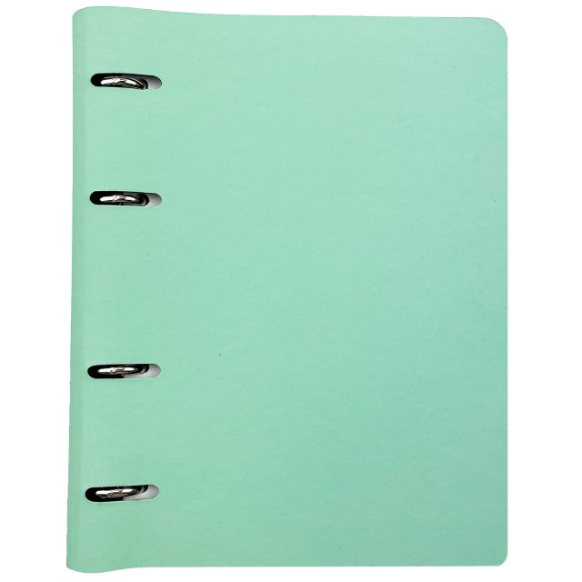 Тетрадь на кольцах пласт 120л Soft Touch Весенний мятный