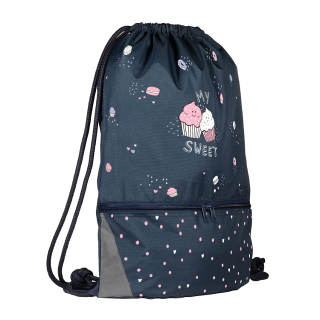 Мешок д/обуви BV My sweet, синий Превью 4