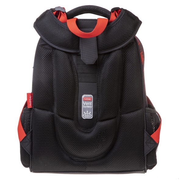 Ранец панцирный Hatber Supercar 37Х29Х17 см EVA материал светоотраж. 2 отделения 2 кармана с расширением Превью 1