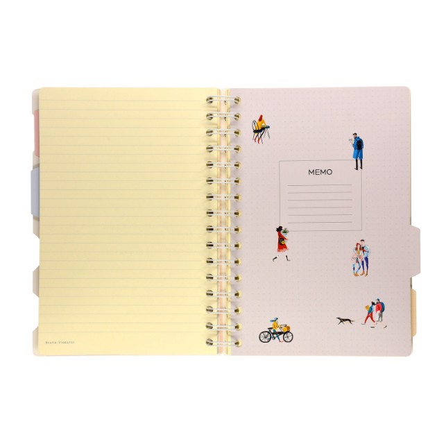 Зап. книжка А5 120л кл спир BV Art journal (4 вида) с разделителями Превью 19