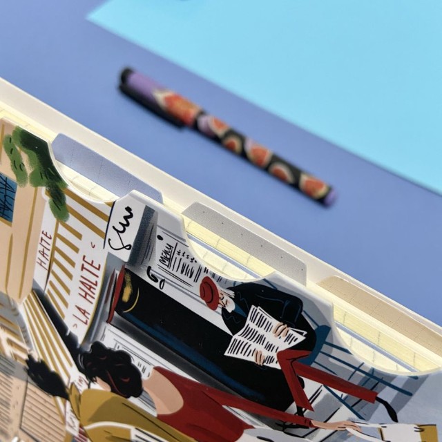 Зап. книжка А5 120л кл спир BV Art journal (4 вида) с разделителями Превью 6