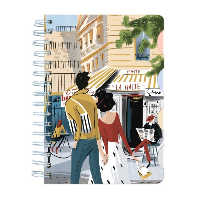 Зап. книжка А5 120л кл спир BV Art journal (4 вида) с разделителями Превью 11