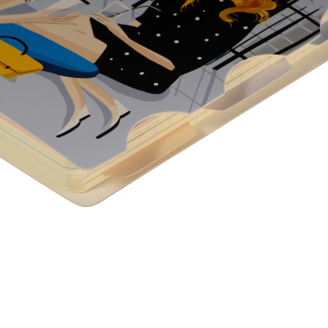 Зап. книжка А5 120л кл спир BV Art journal (4 вида) с разделителями Превью 12