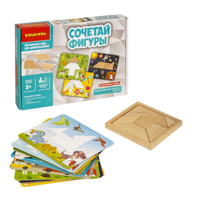 Игра Обучающая Сочетай фигуры Превью 4