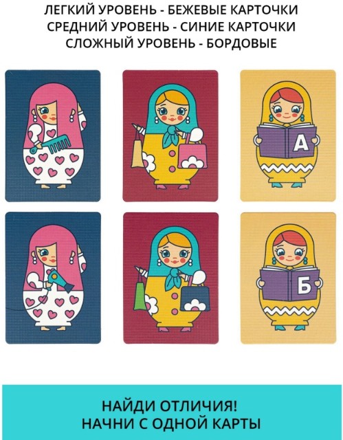 Игра Настольная Весёлые матрёшки Превью 9