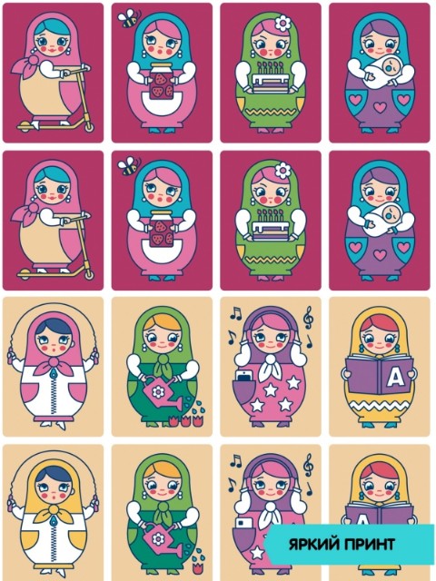 Игра Настольная Весёлые матрёшки Превью 4