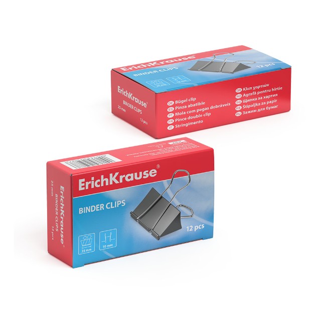 Зажим для бумаг 25мм черный (1шт) Превью 1