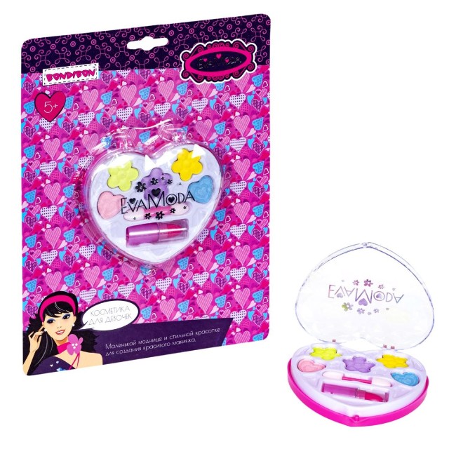 Набор детской декоративной косметики Bondibon Eva Moda Сердечко Превью 3