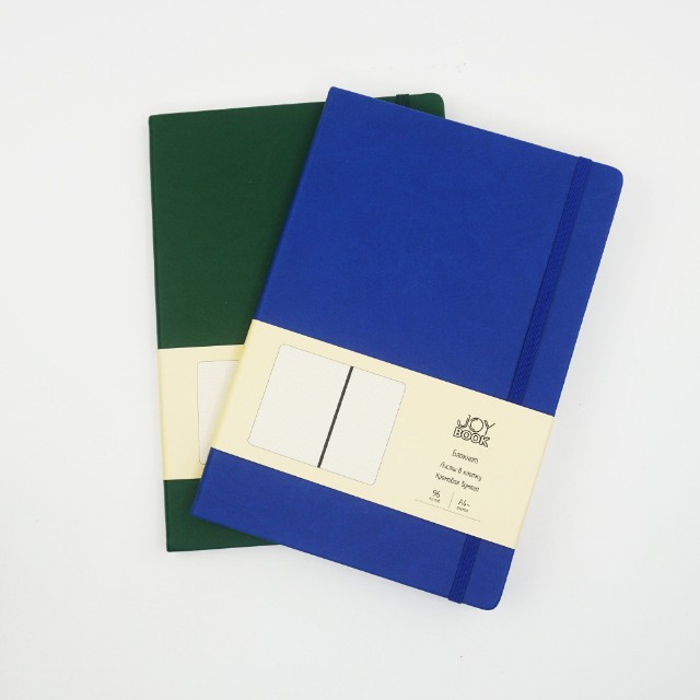 Зап. книжка А4- 96л кл тв Joy Book Синее озеро (на резинке) Превью 4