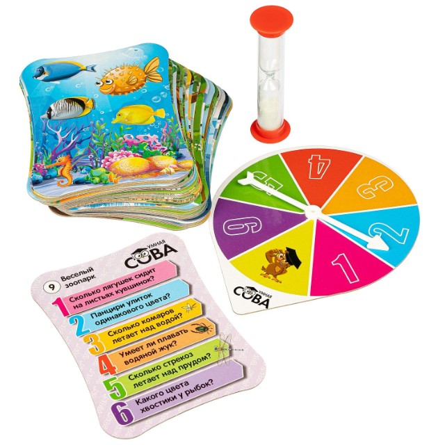 Игра Настольная Викторина Умная Сова Веселый зоопарк Превью 5