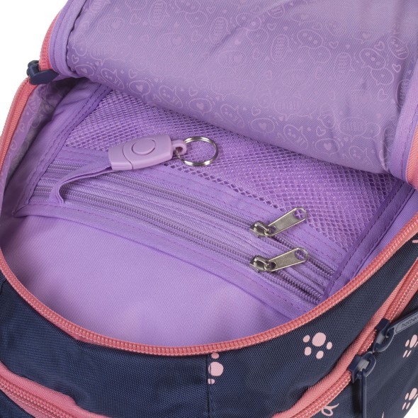 Рюкзак эргономич. Hatber CATs полиэстер нагрудная стяжка светоотраж. 2 отделения 2 кармана и 1 потайной на спинк Превью 4