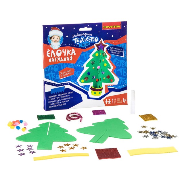 Творч Ёлочка нарядная своими руками Превью 1