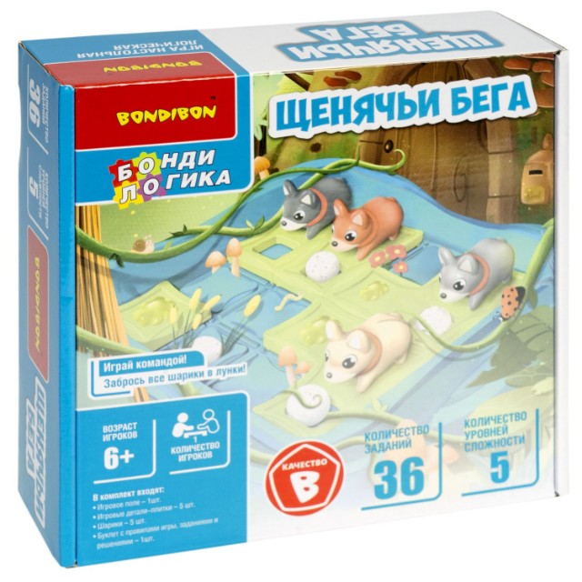 Игра Логическая Щенячьи бега