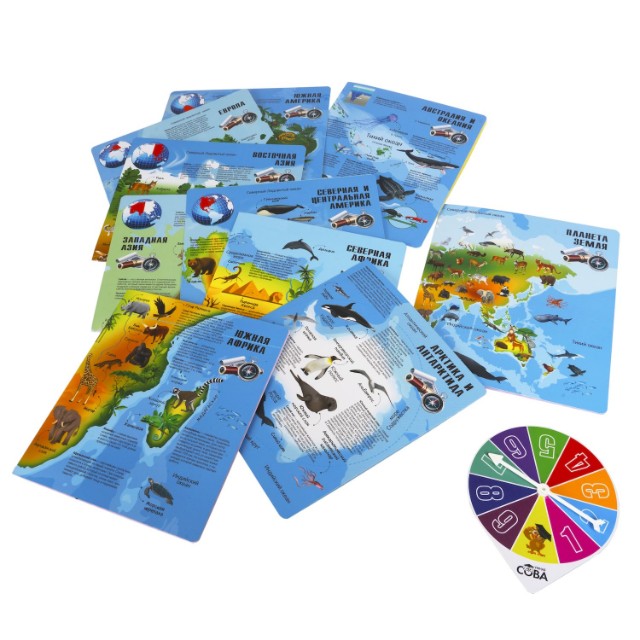 Игра Настольная Викторина Умная Сова Увлекательный мир животных и природы Превью 5