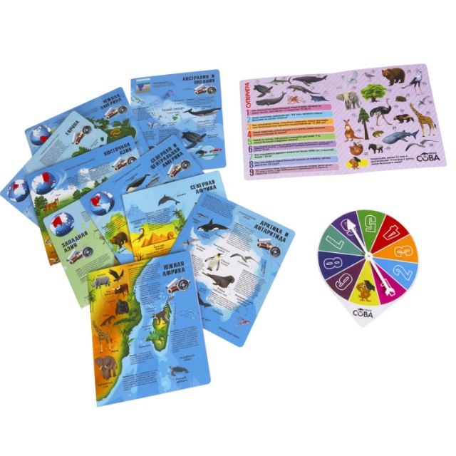 Игра Настольная Викторина Умная Сова Увлекательный мир животных и природы Превью 6