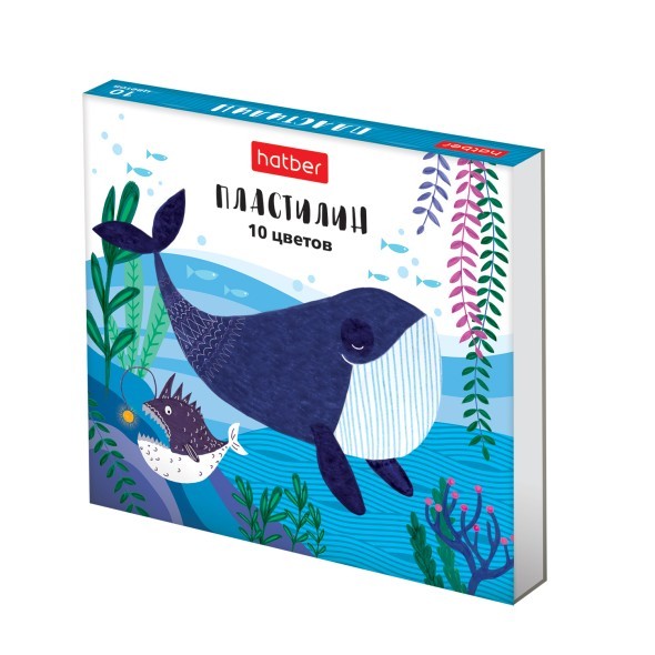 Пластилин 8 цв Hatber Colora 160гр со стеком