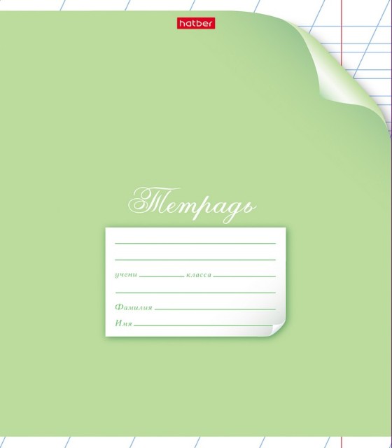 Тетрадь 12л линейка косая Однотонная. С уголком ассорти Превью 4