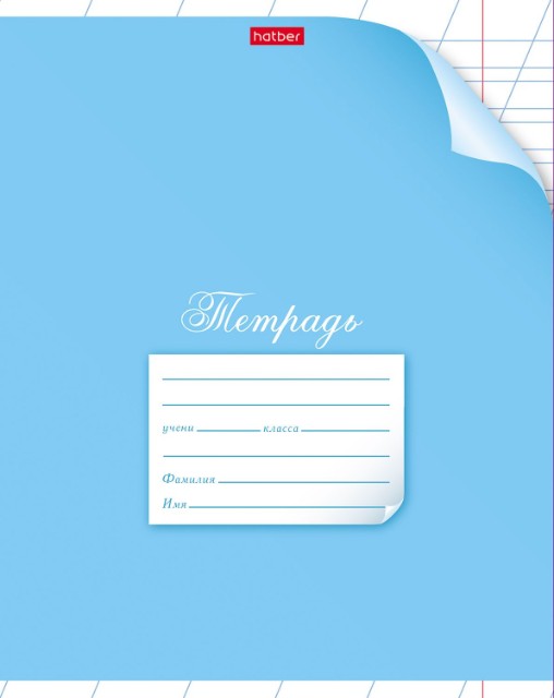 Тетрадь 12л линейка косая Однотонная. С уголком ассорти Превью 5