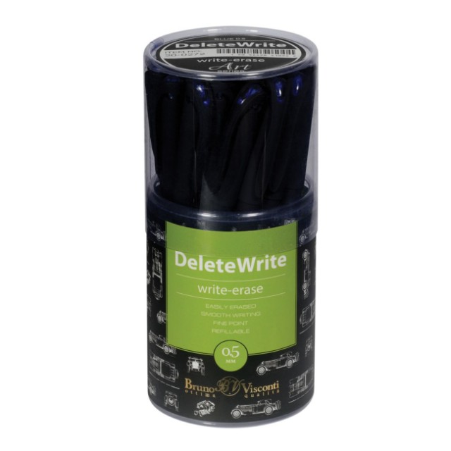 Ручка гелевая Пиши-стирай синяя BV Delete Write Art Blueprint.Автомобиль Превью 1